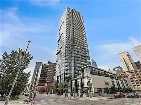 WELCOME TO PARK POINT! BEUATIFUL 1 BEDROOM 1 BATHROOM CONDO WITH CITY VIEWS | 2903 - 310 12th Ave SW, Calgary