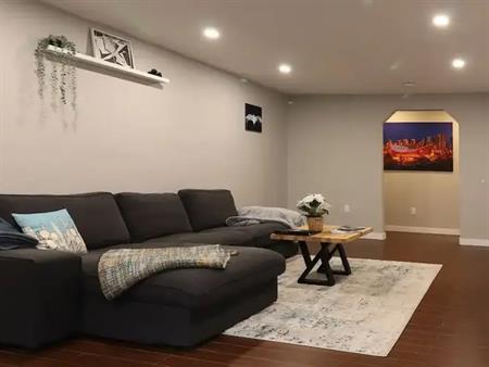 Fully Furnished & Renovated  2 Bed Basement Suite- All Bills Included | Calgary