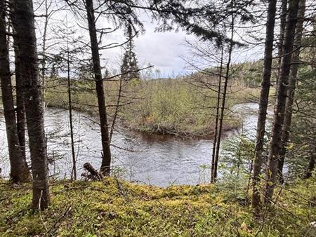 Terrain à vendre au bord d’une petite rivière