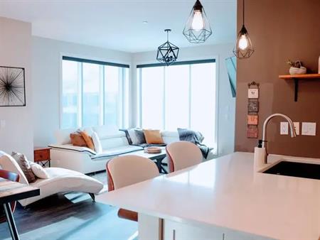 Iconic 17th Ave, Fully Furnished, 2bed 2bath w/ Underground Parking | Calgary