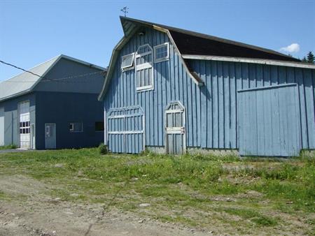 FERMETTE AVEC ÉRABLIERE GARAGE, ENTREPOT, avec terre a bois mature et plantation ,