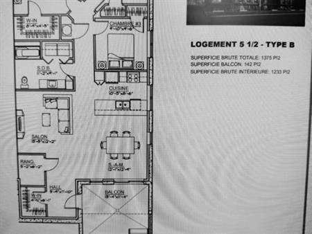 Appartement 5 1/2