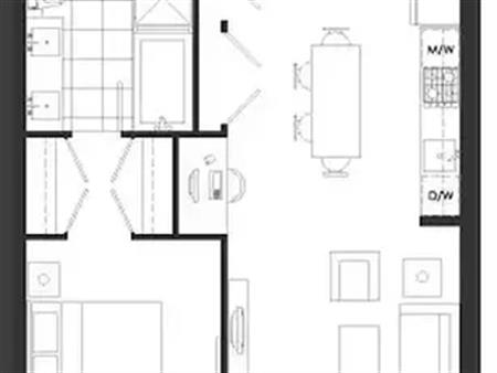 850 sqft 1-Bedroom 1 den 2 full bath for rent | Calgary