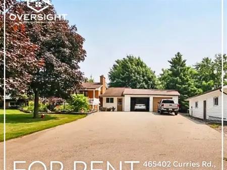 3-Bedroom Home with Shop Included!! | 465402 Curries Road, Norwich