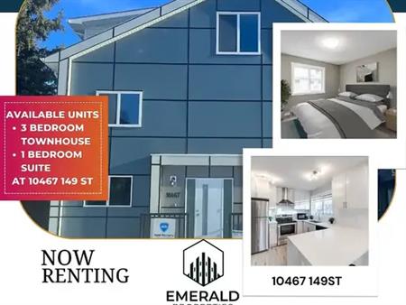 Great Location - One, Two and Three Bedroom Townhomes and Suites | 10467 149 Street, Edmonton
