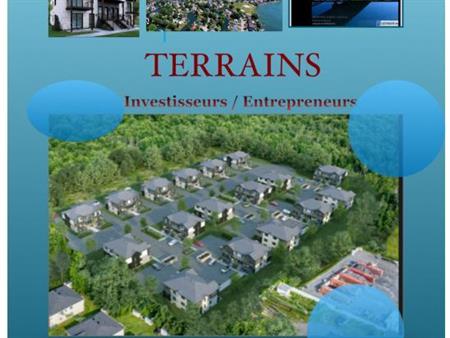 DERNIERS TERRAIN / TRIPLEX-JUMELÉ
