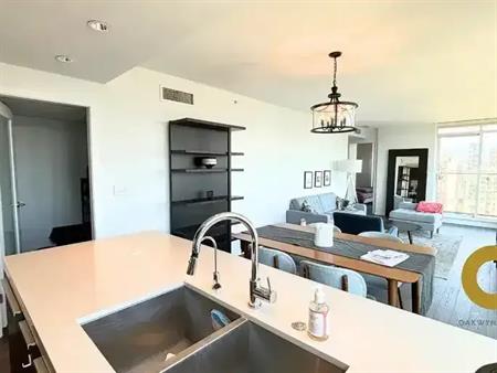 Stylish Furnished 2Bed 2Bath Corner unit with Stunning View! | 1351 Continental Street, Vancouver