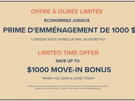 Vue du Fleuve Brossard Apartments | 8300, boul. du St-Laurent, Brossard