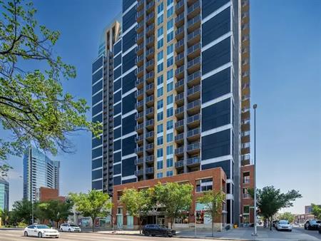 2 Bedroom, 2 Bathroom, Furnished, South Facing, Underground Parking | 803 - 1320 1st Street Southeast, Calgary