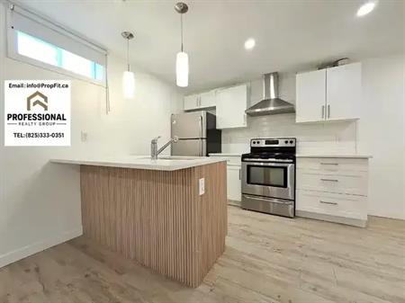 Bright, Stylish & Private - 2BR Basement with Fireplace + Off Street Parking | 13412 82 Street Northwest, Edmonton
