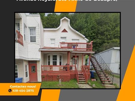 Appartement 4.5 ave. Royale, Ste-Anne-de-Beaupré,
