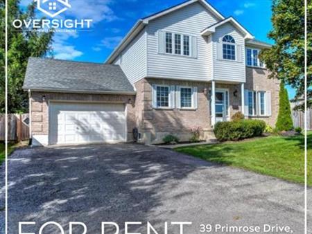 Spacious 3-Bedroom House in North Tillsonburg!! | 39 Primrose Drive, Tillsonburg