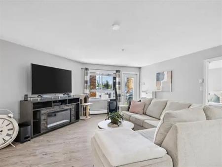 Modern 2 Bed, 2 Bath Condo for Rent – Heat & Water Included | 115 - 5350 199 Street Northwest, Edmonton