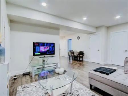 Luxurious Fully Furnished 2 Bedroom Basement Suite with private entrance | Edmonton