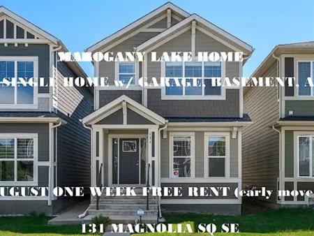 HOME w/BASEMENT, A/C, DBLE GARAGE ** paved sidewalk & alley/close to park | Calgary