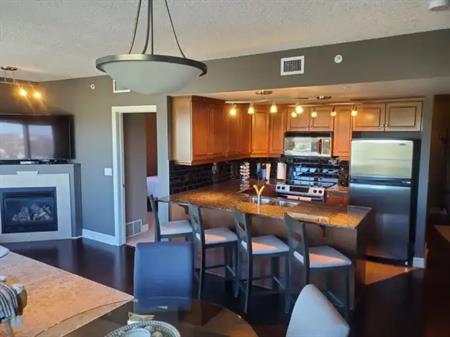 Immaculate 2 bedroom FURNISHED condo; ALL utilities & underground parking INCL. | 1604 - 920 5th Ave SW, Calgary, Alberta, T2
