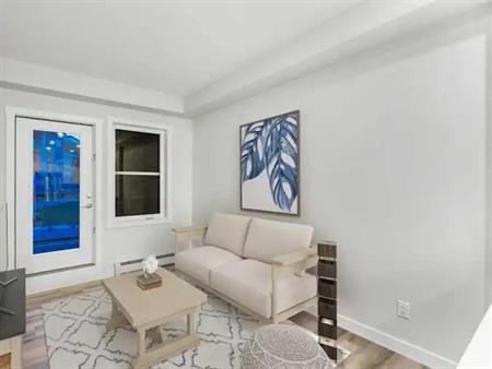 New 1 bd Main floor Condo | 111 - 55 Wolf Hollow Crescent Southeast, Calgary