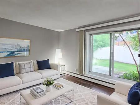 Private Oasis - Two Bedroom Suite with 1.5 Baths and South Facing Huge Patio | 939 19 Avenue Southwest, Calgary