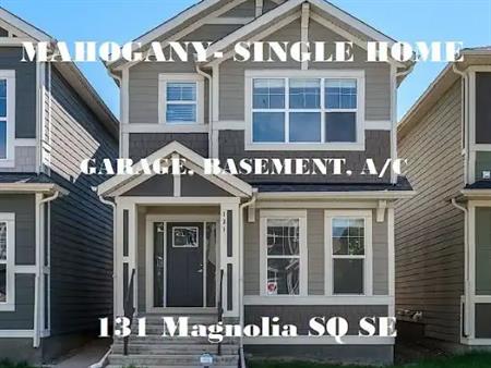 HOME w/BASEMENT, A/C, DBLE GARAGE ** paved sidewalk & alley/close to park | Calgary