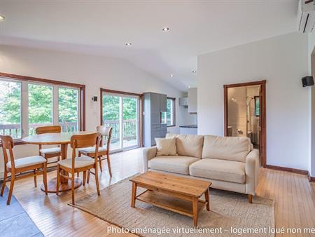 4½ lumineux avec vue imprenable à louer - St-Sauveur