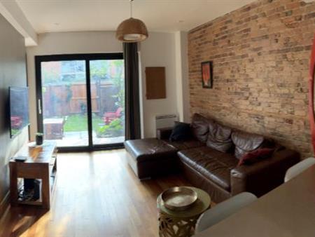 TRÈS BEAU 4 ½ MEUBLÉ ET ÉQUIPÉ avec BALCON et JARDIN – PLATEAU MONT-ROYAL
