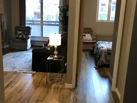 Eau Claire FULLY FURNISHED Executive 1 BR: Walk to Work, Close to LRT Train | 404 - 738 3 Ave SW, Calgary