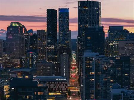 Furnished or Unfurnished luxury 2bed 2 bathroom in First East Village, Calgary | 711 - 550 Riverfront Ave SE Calgary AB Canad