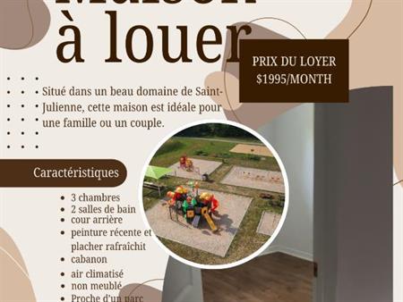 Maison à louer