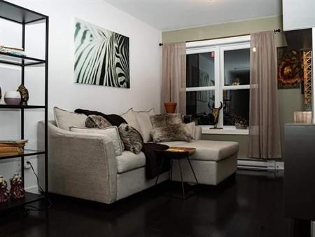 TOUT INCLUS 3 ½ 516pi2 à partir 1e octobre *3 mois min/ALL FURNISHED 3½ 516SQft *from 3 mo lease