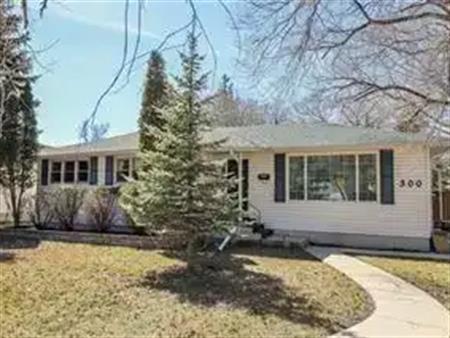 3-Bedroom Home for Rent in Prestigious Tuxedo | 300 Kelvin Boulevard, Winnipeg