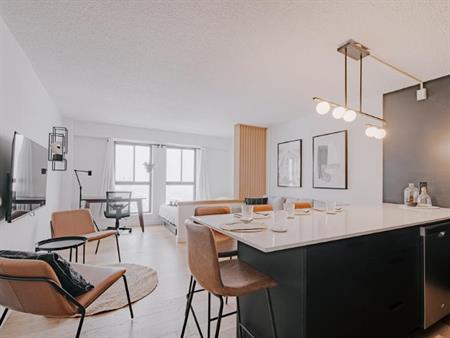 Loft entièrement meublé à louer Saint-Jean-Baptiste octobre 2025