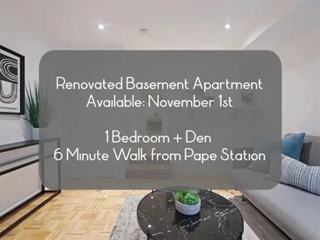 116 Aldwych Ave - Basement Suite | 116 Aldwych, East York