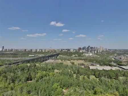 19th Floor River Valley View - Fully Renovated 2 bedrooms & Baths | 1907 - 10883 Saskatchewan Dr NW, Edmonton