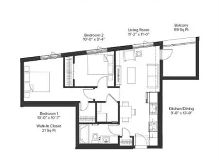 Fully Furnished Two Bedroom Unit in Argyle | 402 - 3932 University Avenue Northwest, Calgary