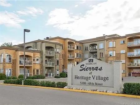 Luxury 1 bedroom 1 bathroom 55 + building | 210 - 5300 48 Street, Red Deer