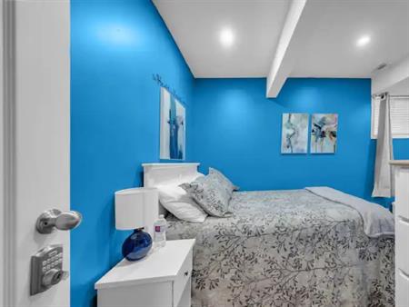 Fully Furnished Walkout Basement Suite on Lake with AC, Dishes, All Set! | Calgary