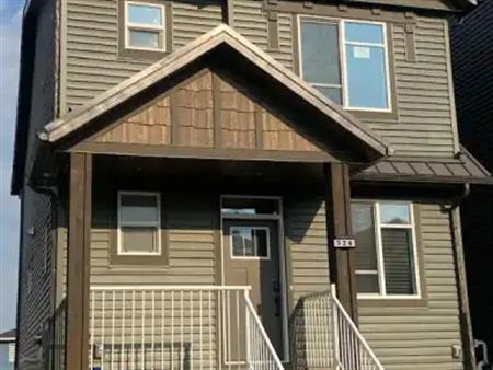 Brand New Laned Home  3-Bedroom + Bonus Room + Garage for Rent in Livingston | 326 Herron Mews NE, Calgary