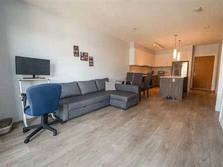 Modern Funrnished 1-Bedroom Condo with AC, Utilities & Parking – North Vancouver | 208 - 615 East 3rd Street, North Vancouver
