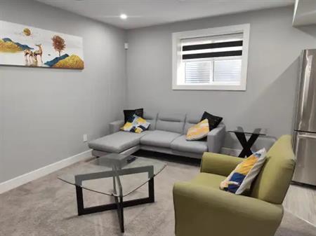 Fully Furnished 2 Bedroom + Den Legal Basement in Sherwood NW Calgary | Calgary