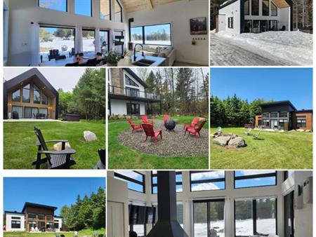 Chalet scandinave Spa&Massage à louer Estrie