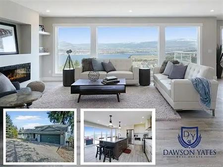 4 Beds and 4.5 Baths house with panoramic lake and city view. | 1383 Scott Crescent, West Kelowna