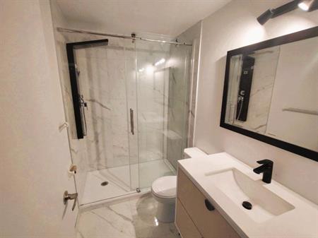 LIBRE 3 1/2 a louer Tranquille dans un triplex Cour Privé Table et BBQ Grande pièces ensoleiller, logement avec climatiseur m