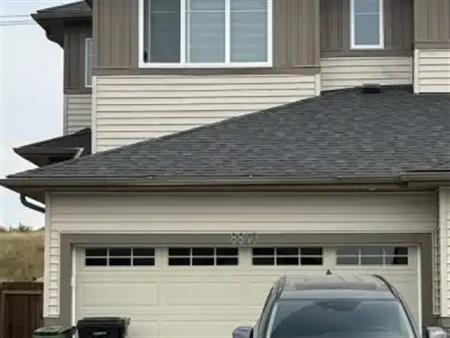 Stylish 3-Bed Duplex with Bonus Room & Landscaped Yard in SW Edmonton | 8843 Carson Way Southwest, Edmonton