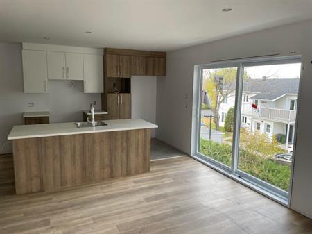 Grands 5½ demi-sous-sol, construction neuve