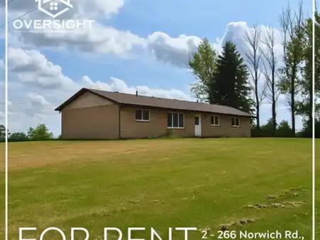 2+1-Bedroom Duplex in Brant!! | 266 Norwich Road, Brant