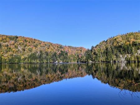 Laurentides, Petit terrain au bord de l'eau à Montcalm (municipalité), lac des Pins, 24 000$, corridor aérobique