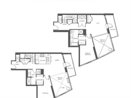 ONE MONTH FREE 1722 Sq Ft !!! 2 Bedroom+ Den/3 bathrooms  Loft Home | 99 SPRUCE PL SW, Calgary