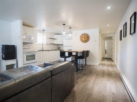 Beau grand 3 1/2 LUXUEUX avec walk-in disponible le 1er novembre 2025.