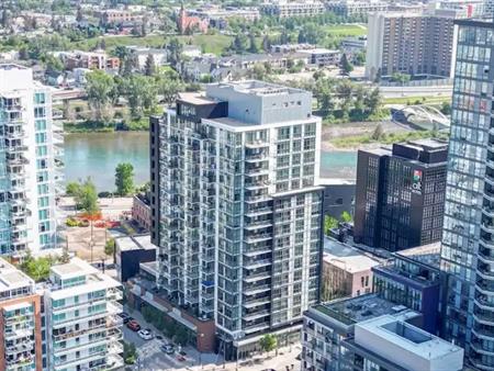 Move-In Ready Downtown Living - Fully Furnished and Fully Equipped- 1brm + Den | 550 Riverfront Ave SE, Calgary
