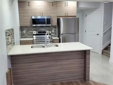 1-bedroom basement with side entrance, AC, Legal kitchen,  Laundry in suite | Edmonton
